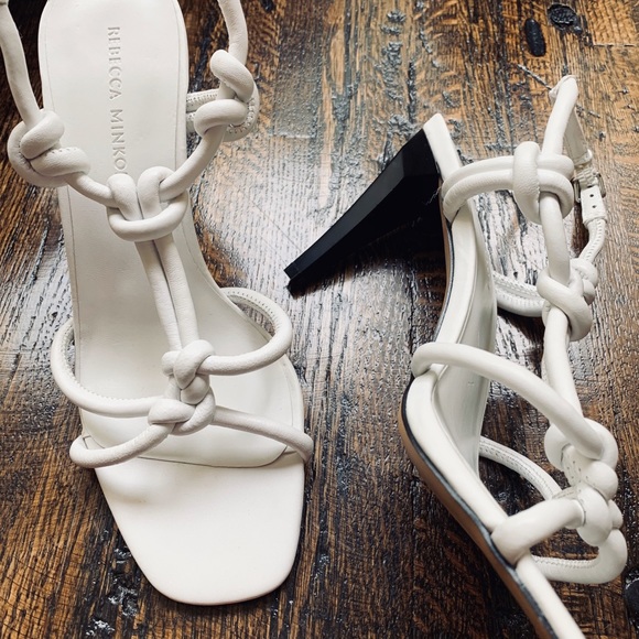 Rebecca Minkoff Laciann White High Heel Sandal - Picture 6 of 9